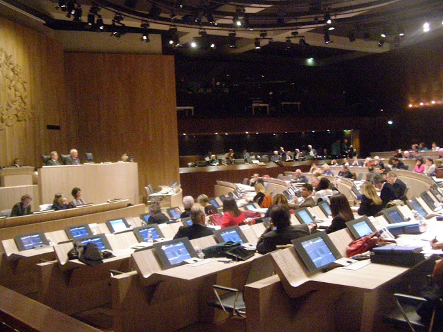 Même après plus de cinq heures d'âpres joutes politiques, la musique n'a pas adouci les moeurs ce lundi 25 mars au conseil municipal de Marseille. (Photo S.P.)