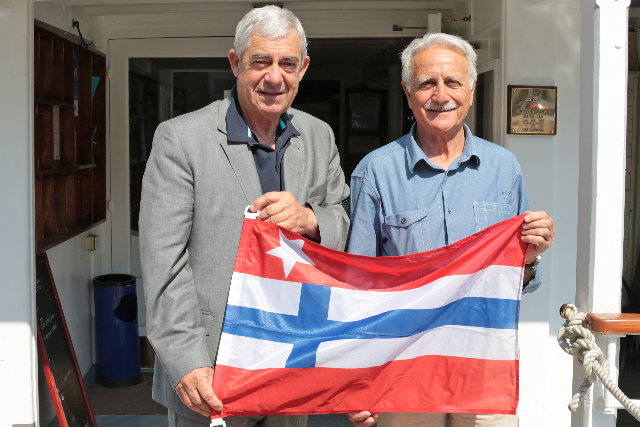 Raymond Lamberti a succédé lundi 15 avril à Bernard Amiel à la présidence de la Société Nautique de Marseille. (Photo Pierrick JEANNOUTOT/DR)