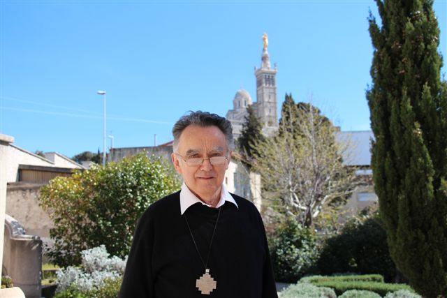 Mgr Pontier, archevêque de Marseille a été élu président de la Conférence des évêques de France (PHOTO PHILIPPE MAILLÉ)