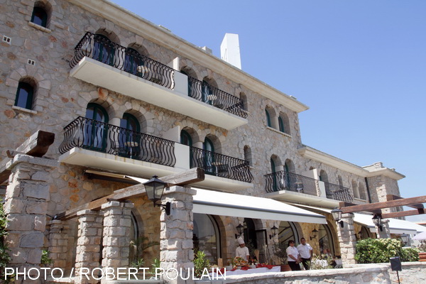 L'hôtel Le Delos sur l'île de Bendor