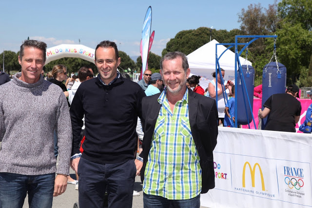 Cette journée qui a permis d'initier plus de 700 enfants à la pratique sportive était le fruit d'un partenariat entre le franchisé Mc Donald's de Fréjus, Emmanuel Murzereau, et la Ville.