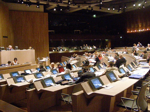 Le rapport 85 sur le projet de création d'un Casino Municipal a donné lieu à l'un des débats les plus passionnés de la séance du conseil municipal de Marseille de ce lundi 17 juin. (Photo S.P.)