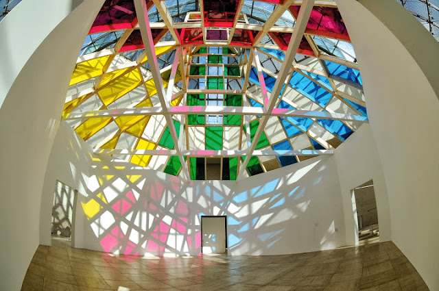 Daniel Buren "Architecture, contre architecture" transposition ©ADAGP Paris