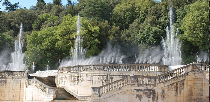 Les jardins de la Fontaine à Nîmes (Photo D.R.)