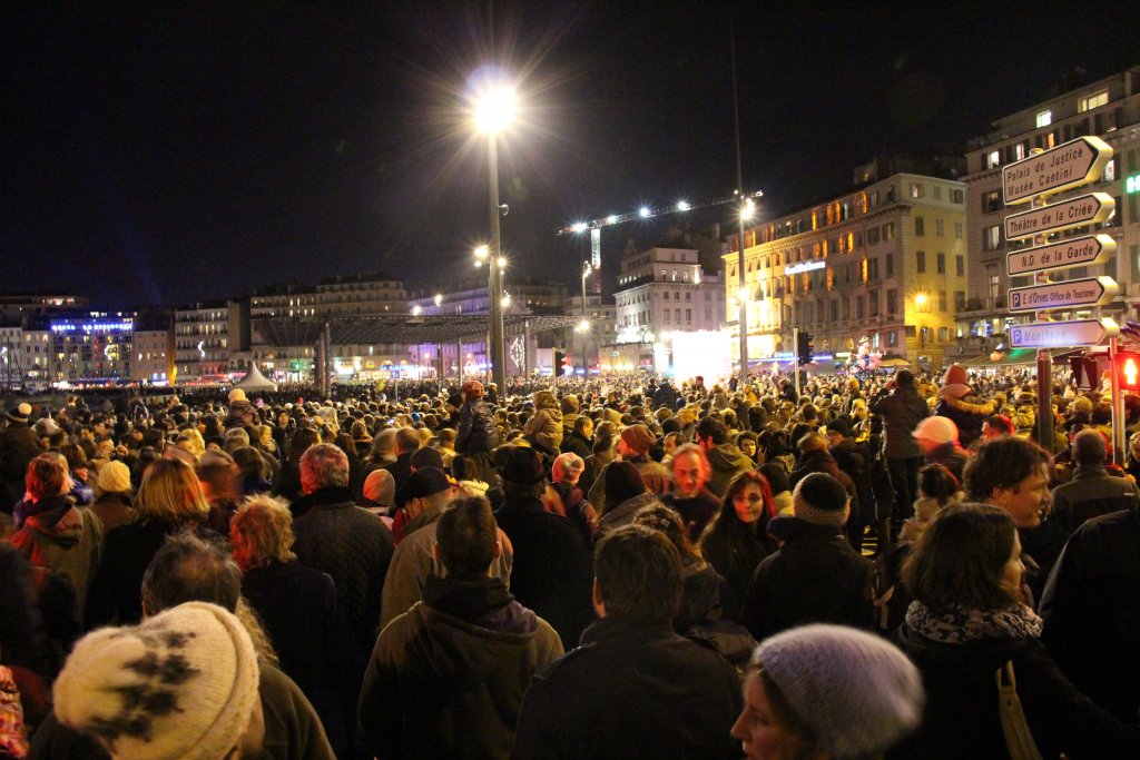 La soirée d'ouverture de MP2013 le 12 janvier portée par 400 000 personnes (Photo Philippe Maillé)