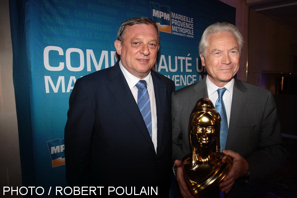 Alain Trampoglieri, le fondateur et secrétaire général du concours et Eugène Caselli, président de MPM