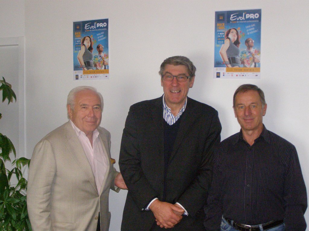 De gauche à droite : Régis Torreilles, Gérard Goron et Nicolas Stringhetta. (Photo S.P.)