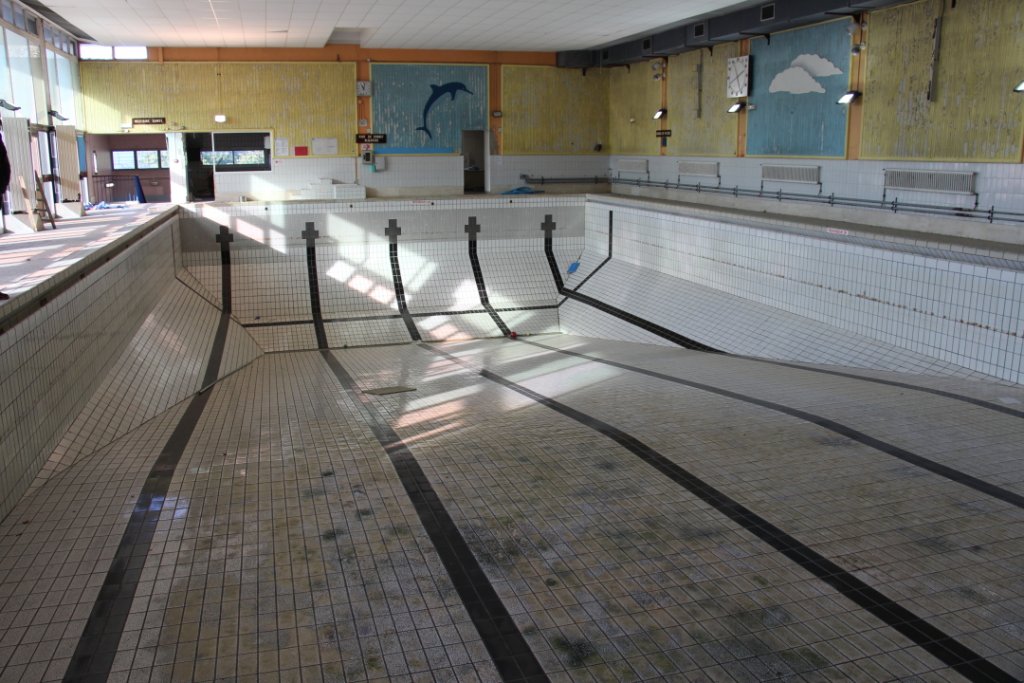 La piscine Nord vidée de toutes ses âmes (Photo Philippe Maillé)