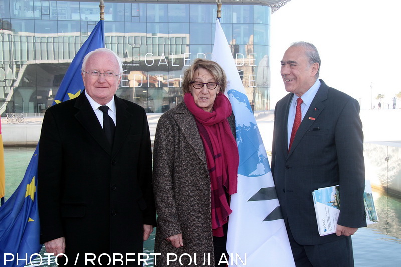 Michel Vauzelle, Marilyse Lebranchu, Angel Gurria