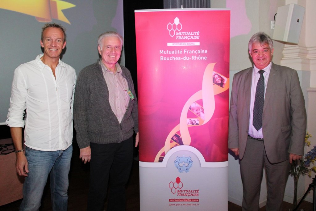 Cyril Dufer, Max Musso et Lionel de Cubber (Photo Philippe Maillé)