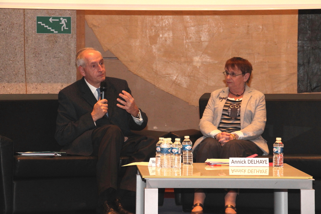 Michel Cadot, préfet de Région et Annick Delhaye, vice président du CR, déléguée à l'environnement (Photo Philippe Maillé)