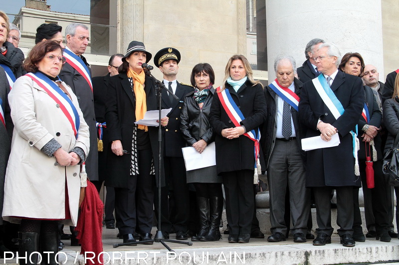 Cérémonies comémoratives du 71e anniversaire de l'évacuation et de la déportation des populations des quartiers du Vieux-Port et de l'Opéra