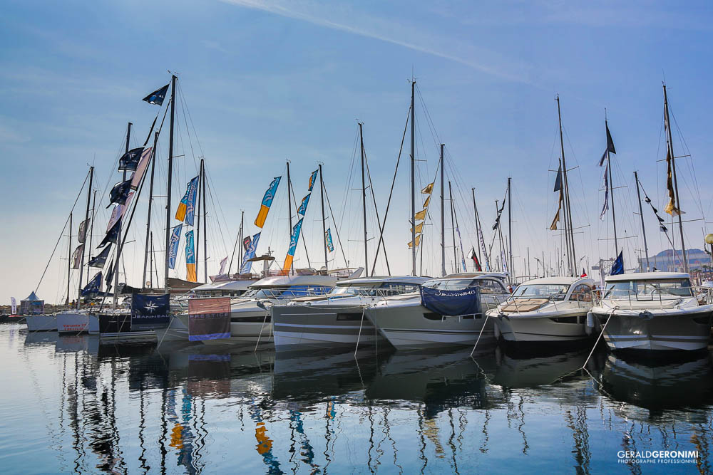 200 bateaux à flot sont exposés aux Nauticales. Photo Gérald Géromini / Les Nauticales.