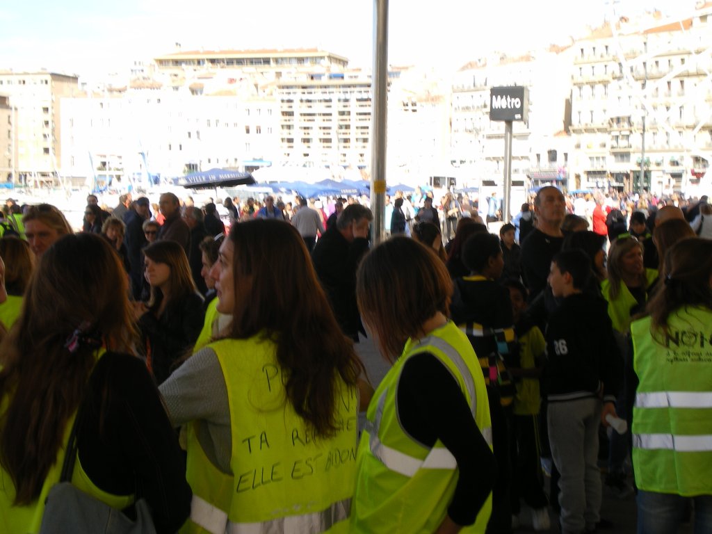 L'association les gilets jaunes (Photo Patricia Maillé-Caire)