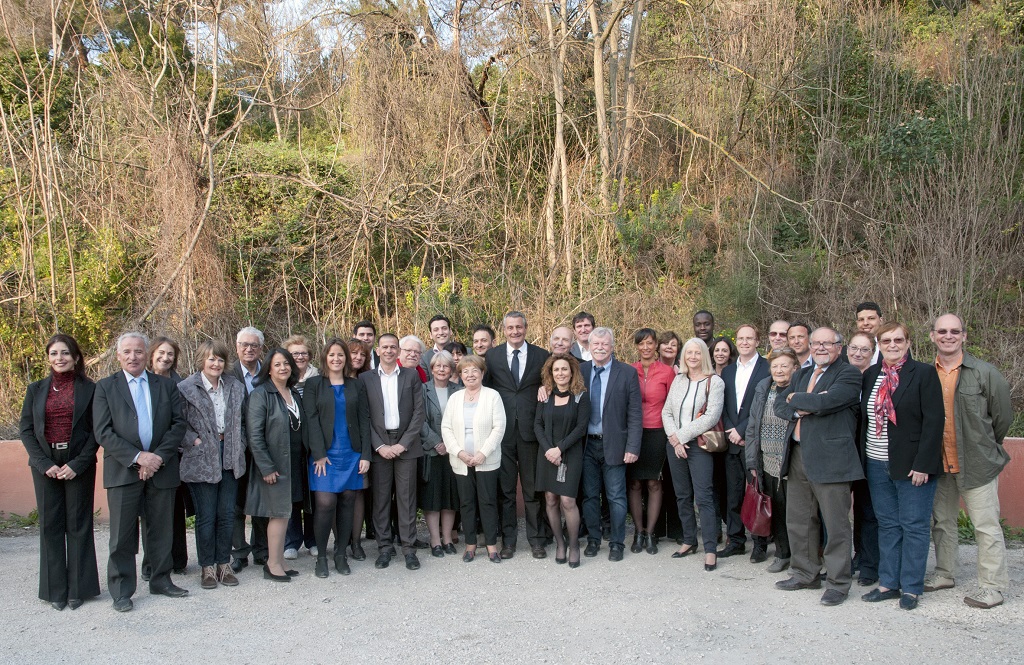 Christophe Masse et ses colistiers (Photo D.R.)