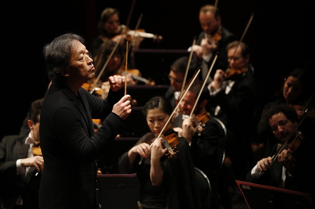 Hiératique, énigmatique, Myung-Whun Chung a livré au GTP une interprétation profonde de la symphonie n°9 de Mahler. Un grand moment. (Photo Caroline Doutre).