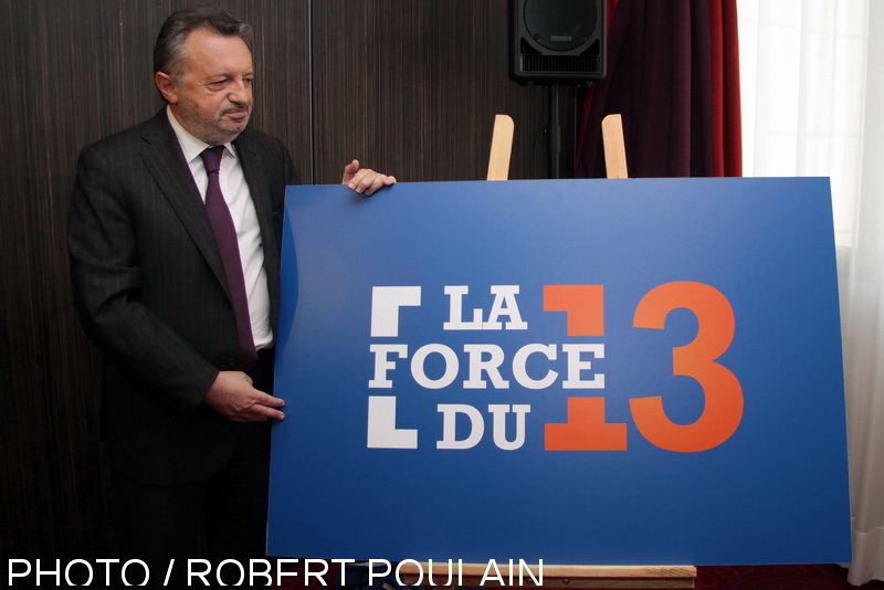 Jean-Noël Guérini a présenté ce vendredi son mouvement "La Force du 13"