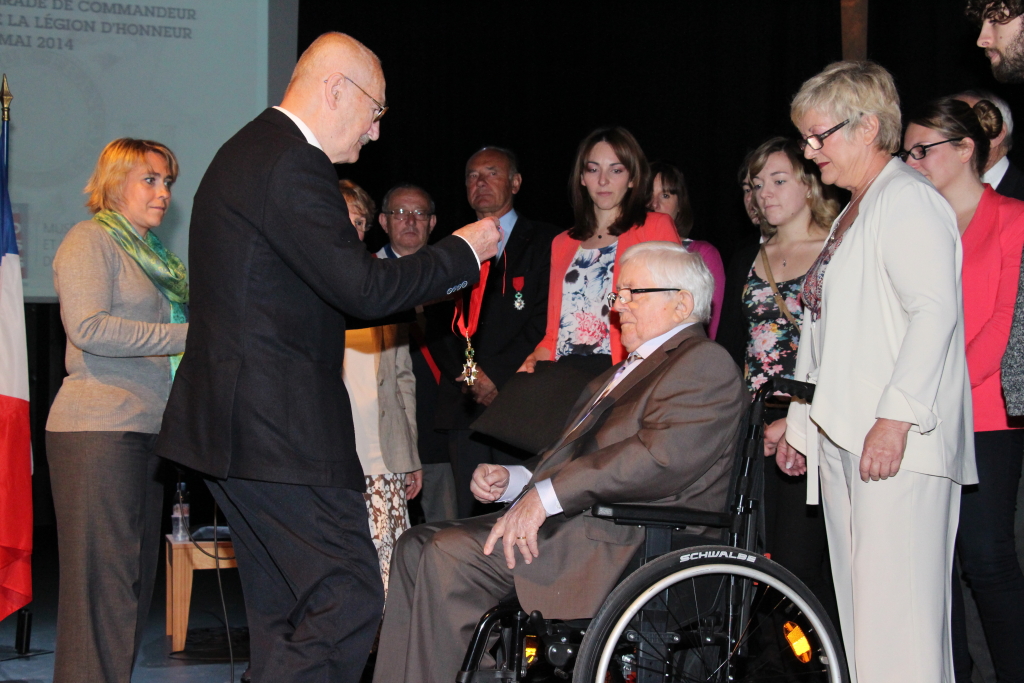 Louis Monguilan promu au grade de Commandeur de la Légion d'Honneur (Photo Philippe Maillé)