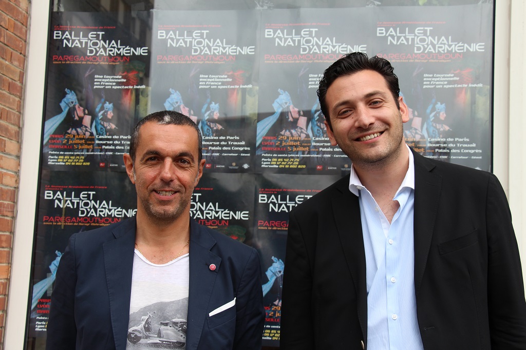 Pascal Chamassian, président du CCAF Marseille-Provence et Julien Dikran Harounyan, président de la JAF (Photo Philippe Maillé)