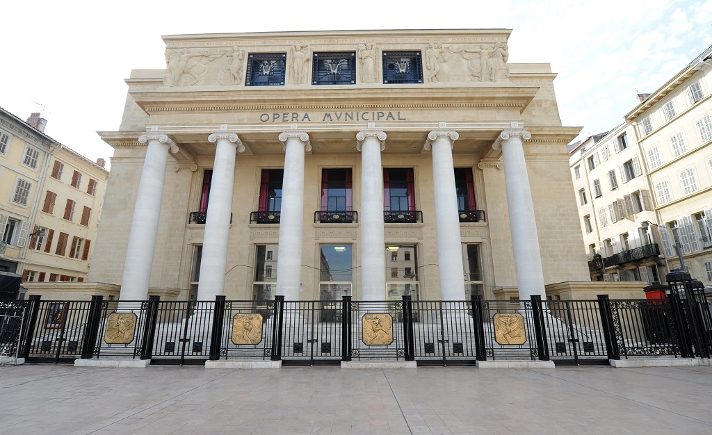 Un week-end pour admirer, aussi, la rénovation des facades "art déco" de l'Opéra de Marseille (Photo D.R.)