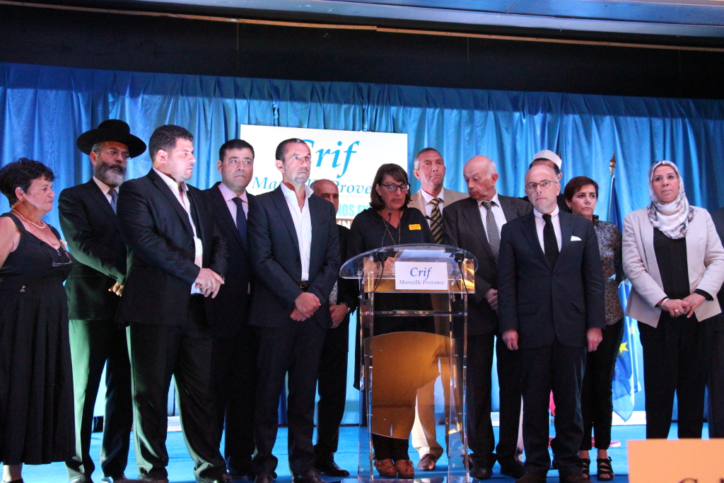 De nombreuses personnalités ont lancé l'Appel de Marseille lors du dîner annuel du CRIF (Photo Philippe Maillé)