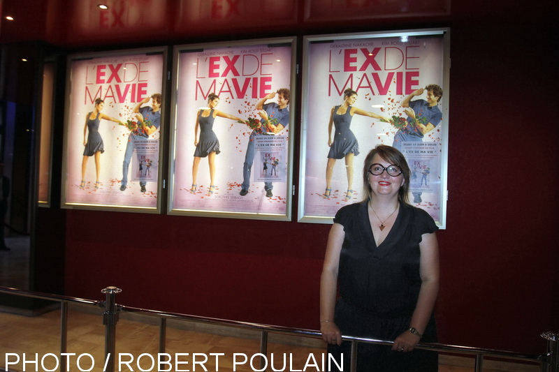 Dorothée Sebbagh était au cinéma Le Prado à Marseille pour la présentation en avant-première de son film "L'ex de ma vie"