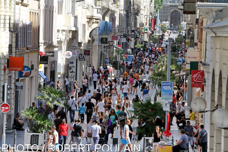 Rue Saint-Ferréol à Marseille bientôt rénovée