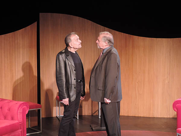 Pierre Santini et Jean-Pierre Kalfon deux monstres sacrés pour "Fratricide" (Photo D.R.)