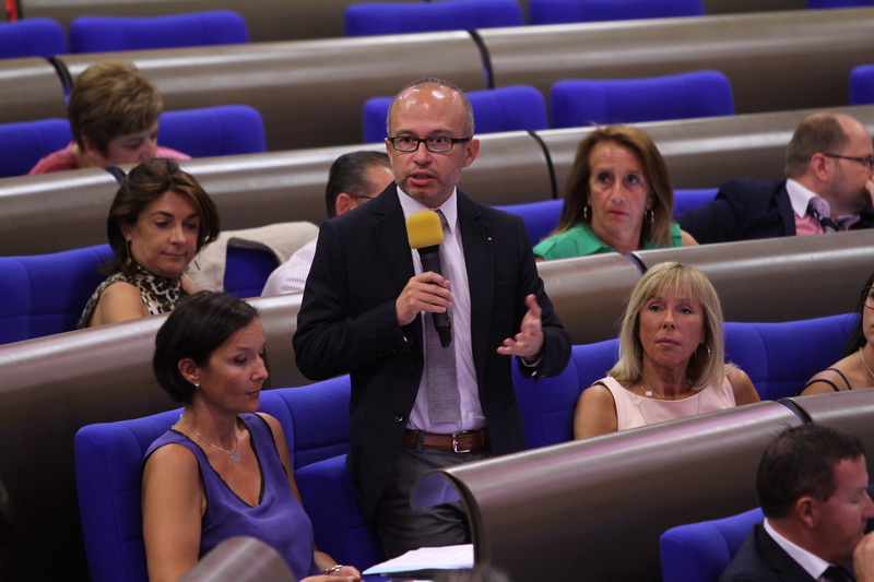 Lionel Royer-Perreault, vice-président de MPM lors de son intervention sur le budget (Photo Robert Poulain)