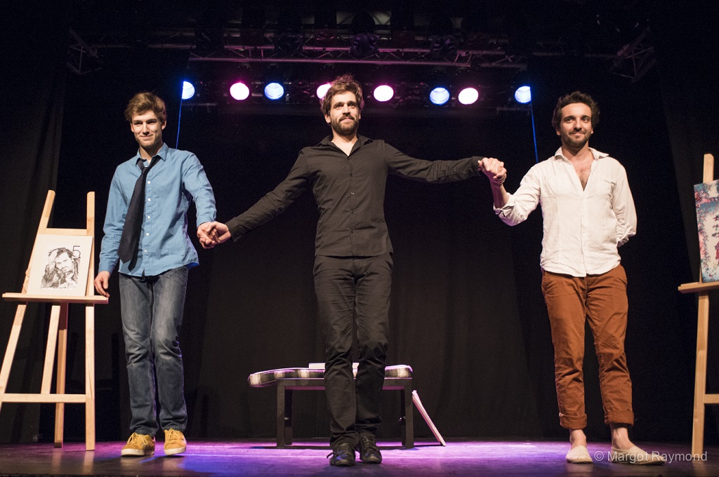 Thomas Jacob, Mathieu Coniglio et Yohan Genin (Photo Margot Raymond)