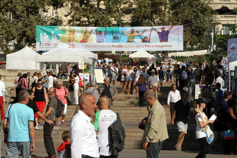 Le Festival des Familles "Famiho" a connu un franc succès, ce samedi, sur la place Bargemon (Photo Robert Poulain)