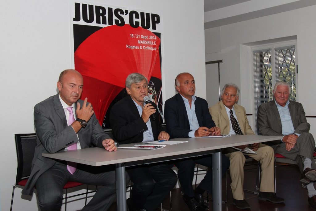 Les organisateurs et partenaires de la Juris'Cup ont présenté la 24e édition au siège de la SMC (Photo Philippe Maillé)