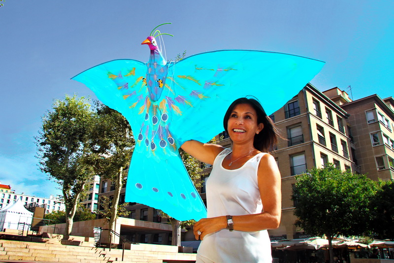 La Fête du Vent présentée par Nora Préziosi, adjointe au maire de Marseille (Photo Robert Poulain)