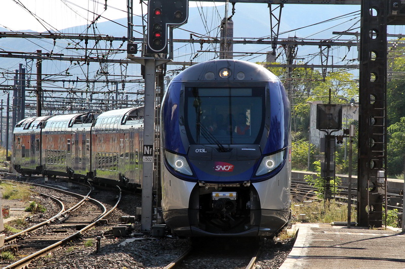 Le Regio 2N a effectué ses premiers kilomètres ce vendredi 3 octobre (Photo Robert Poulain)