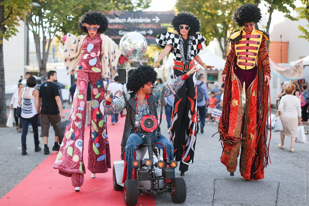 Les Pops dans les allées de la Foire (Photo Gérald Géronimi)