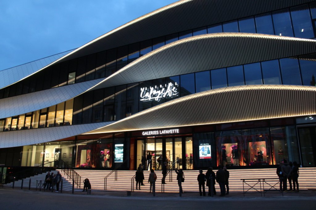 Galeries Lafayette Bourse à Marseille (Photo Philippe Maillé)