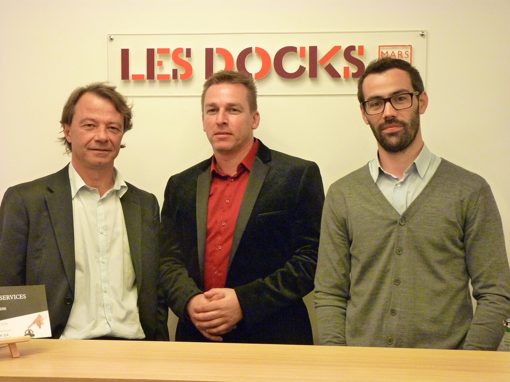 Vincent Mauvage, Denis Carlier et Guillaume Tanguy (Photo P.M-C.)