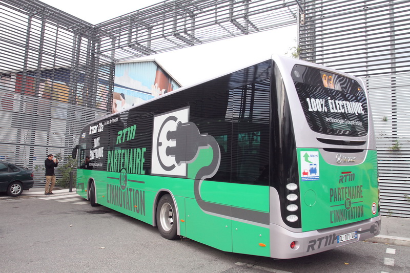 l'avenir le bus 100% électrique testé à Marseille (Photo Robert Poulain)