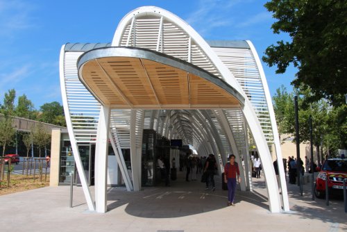 La nouvelle gare routière en Pays d’Aix (Photo Philippe Maillé)