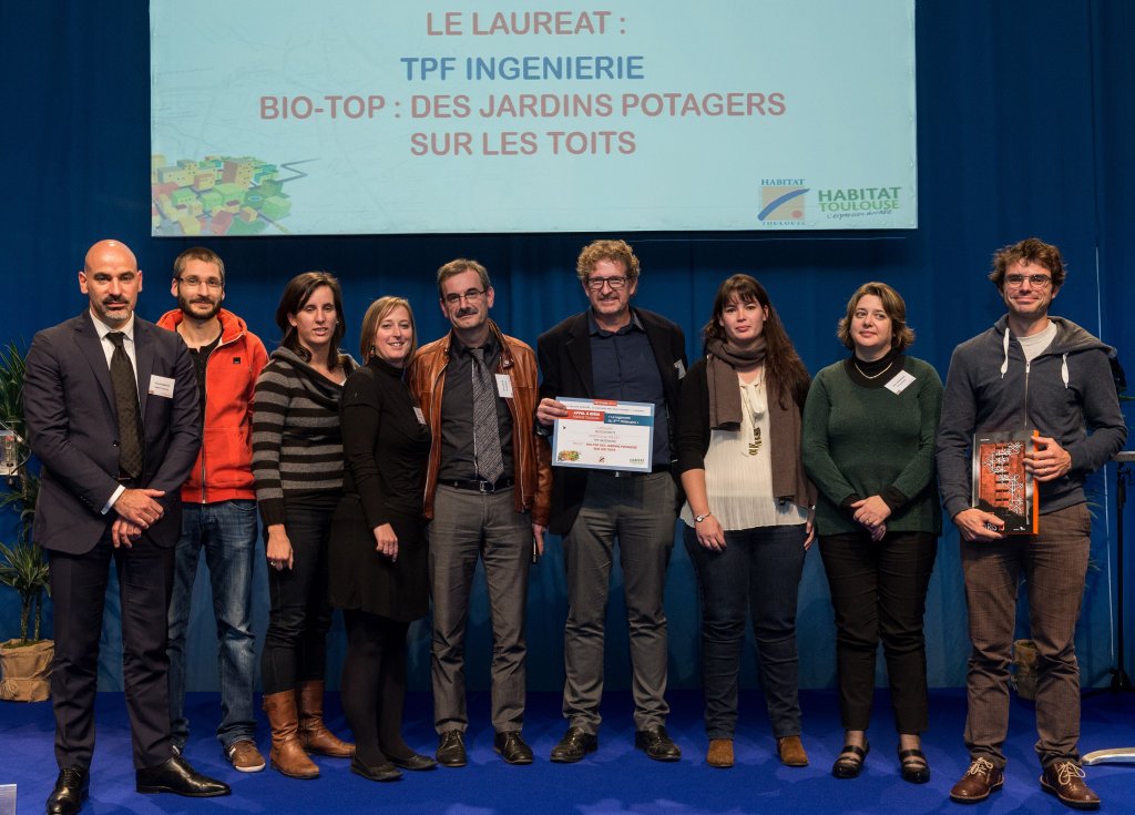 L'esprit co-créatif de TPF-I récompensé pour le projet «Bio-Top», des jardins potagers sur les toits