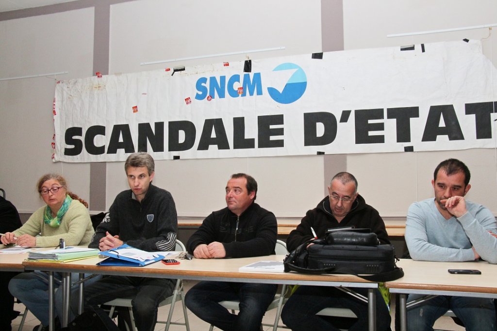 L’ensemble des syndicats CGT du Port de Marseille étaient représentés ce mardi 6 janvier (Photo Philippe Maillé)