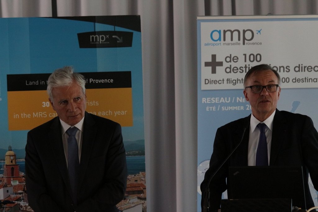 Pierre Régis, président du directoire d'AMP et Jean-Paul Ourliac, président du Conseil de surveillance (Photo Philippe Maillé)