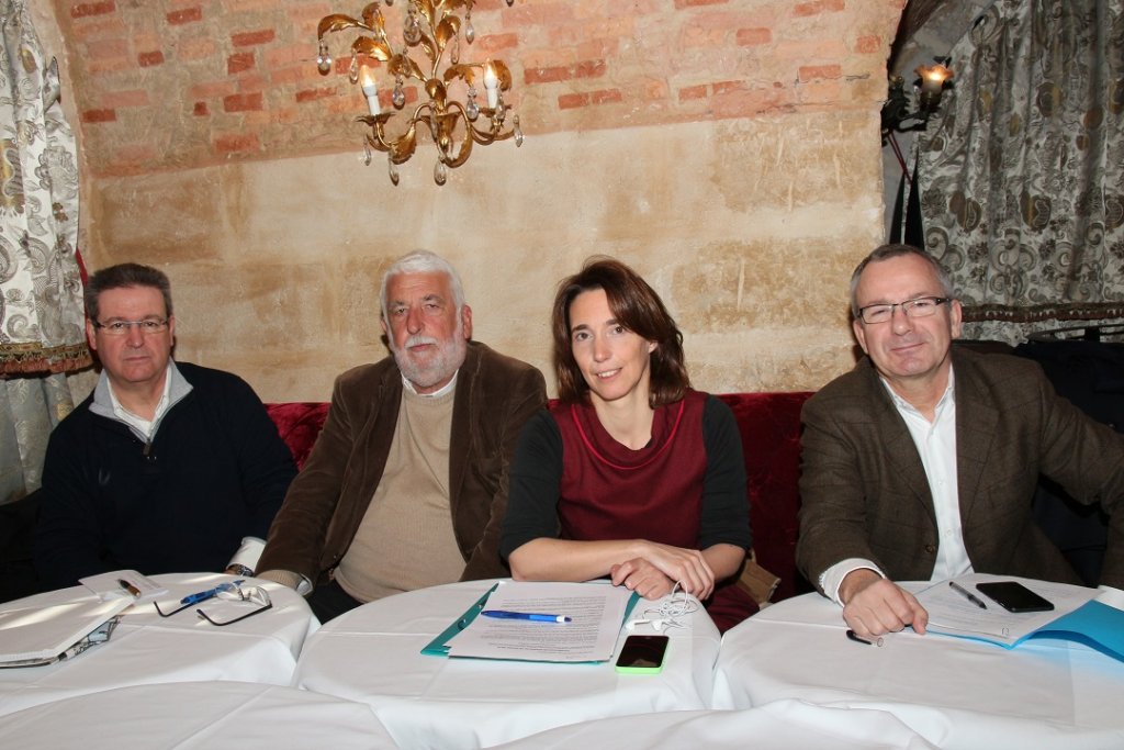 Jacques Olivier, Christian Desplat, Sophie Camard et Jean-Yves Petit, élus EELV à la région Provence-Alpes-Côte d'Azur (Photo Philippe Maillé)