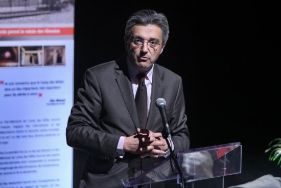 Daniel Keller Grand Maître du Grand Orient de France conclura la conférence publique (Photo Robert Poulain)