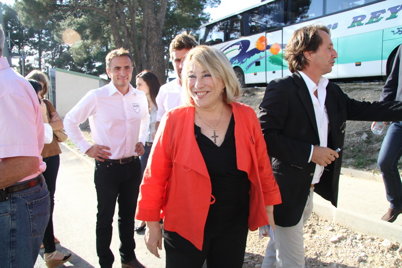 Maryse Joissains Masini, maire d'Aix-en-Provence et président de la communauté du Pays d'Aix (Photo Robert Poulain)