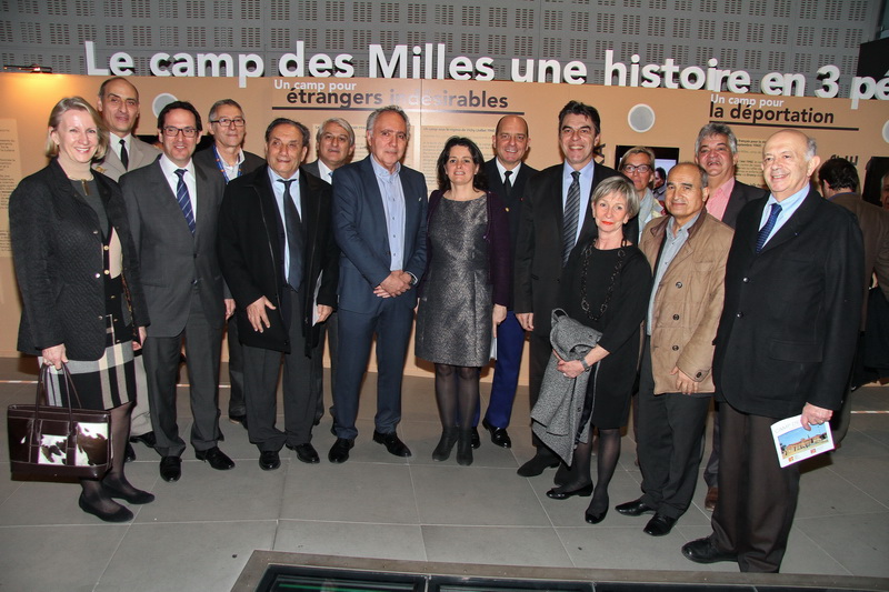 De nombreuses personnalités étaient présentes lors de l'inauguration de l'exposition "Mémoire pour demain" (Photo Robert Poulain)