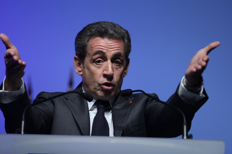 Nicolas Sarkozy était ce jeudi 5 mars à Marseille pour soutenir Martine vassal (Photo Robert Poulain)