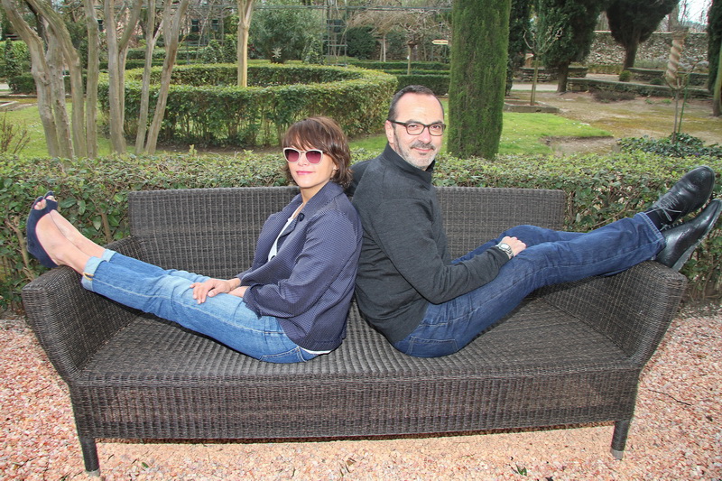 Emma de Caunes et Olivier Jahan à Aix-en-Provence (Photo Robert Poulain)