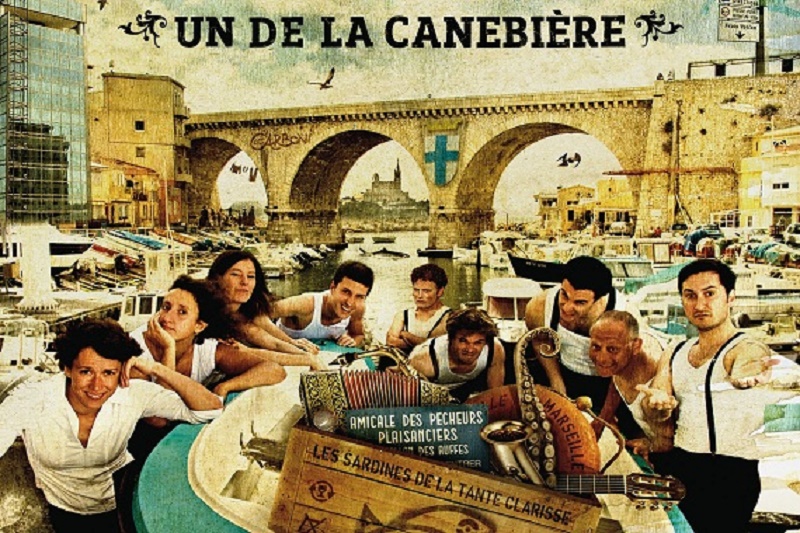 Pochette du CD "Un de la Canebière" de la troupe des Carboni