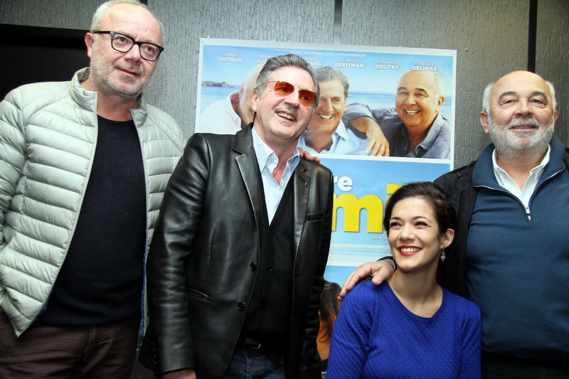 Avant-première du film "Entre amis" en présence du réalisateur Olivier Baroux et de Daniel Auteuil , Mélanie Doutey, Gérard Jugnot (Photo Robert Poulain)